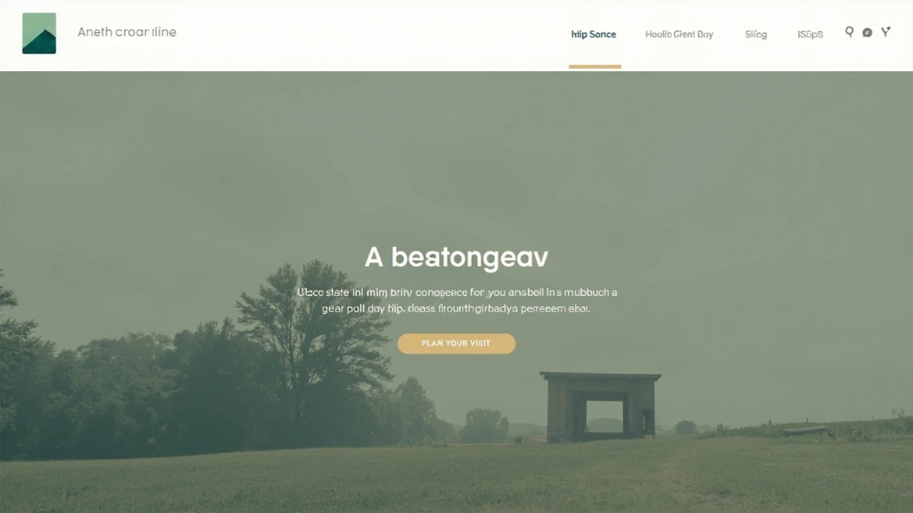 Annotated screenshot of a small rural church homepage passing the eight-second test