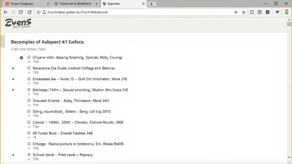 Annotated events module from a 900-seat neighborhood church in Oregon